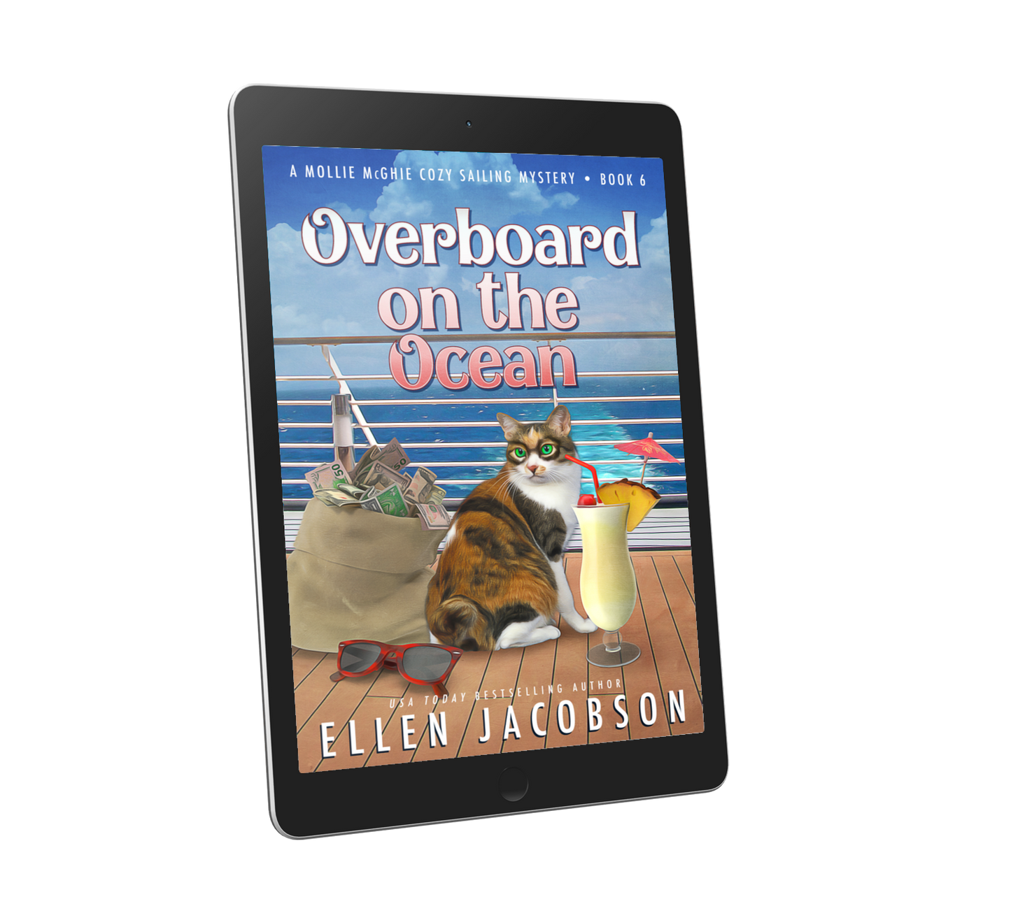 Overboard on the Ocean (Mollie McGhie Cozy Mystery #6) Ebook Cover