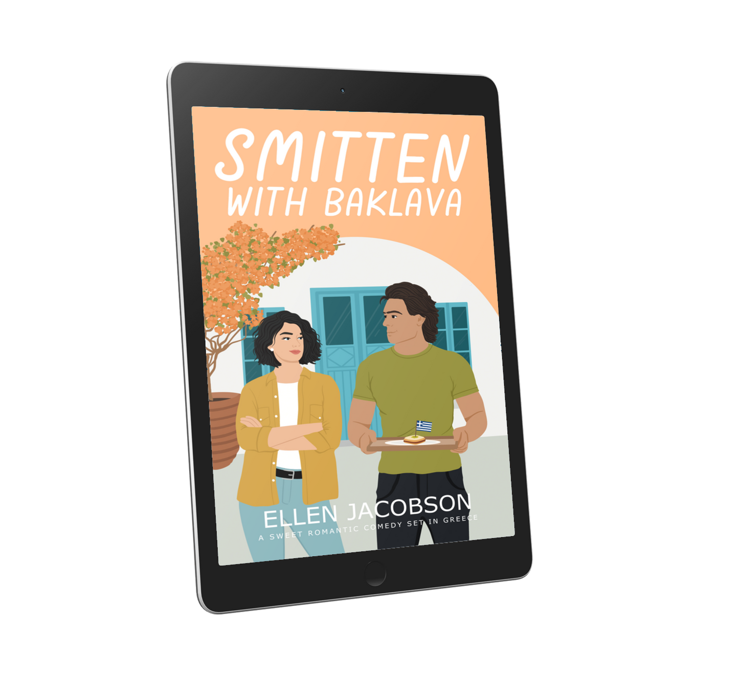 Smitten with Baklava sweet romantic comedy set in Greece ebook cover