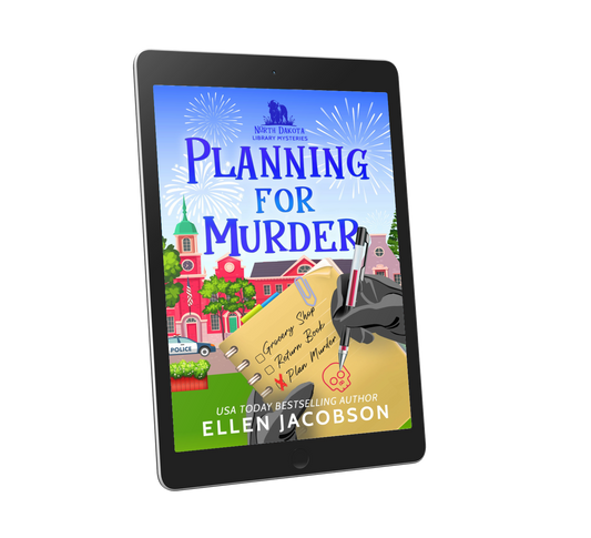 Planning for Murder (North Dakota Library Mystery Prequel) Ebook Cover